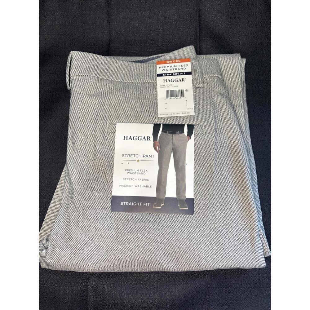 Haggar Premium Flex Stretch Pants - Straight Fit